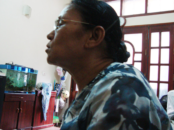 Bà Vũ Thị Hà (mẹ nạn nhân)