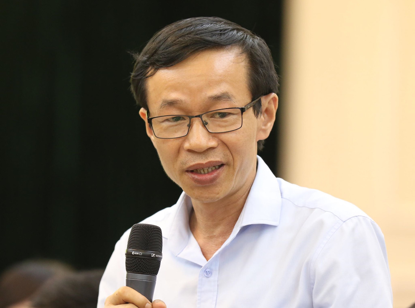 GS. Nguyễn Văn Minh.Ảnh Như Ý Bộ GD&ĐT họp báo nóng thi THPT 2019: Chưa thấy gian lận có tổ chức ảnh 2