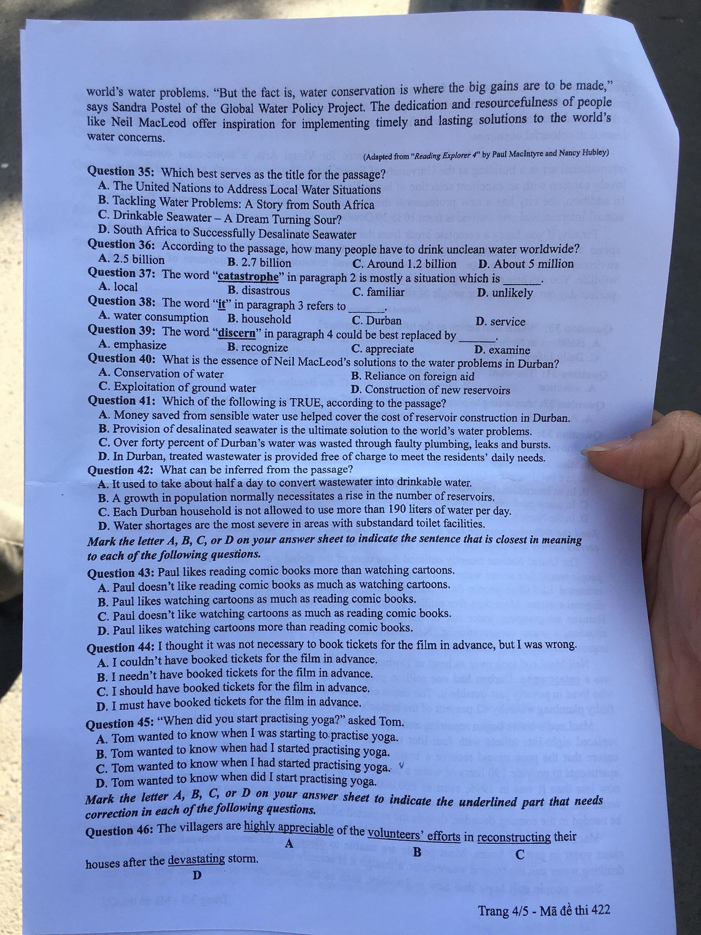 Đề Ngoại ngữ dễ thở, nhiều thí sinh thở phào tự tin đạt 8 điểm ảnh 15