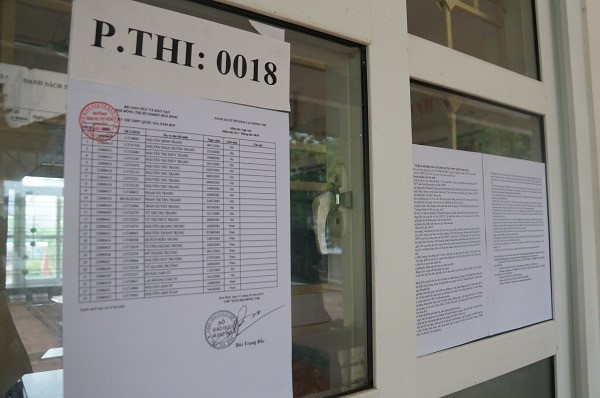 Thí sinh hào hứng làm thủ tục nhập thi THPT quốc gia 2019 ảnh 24