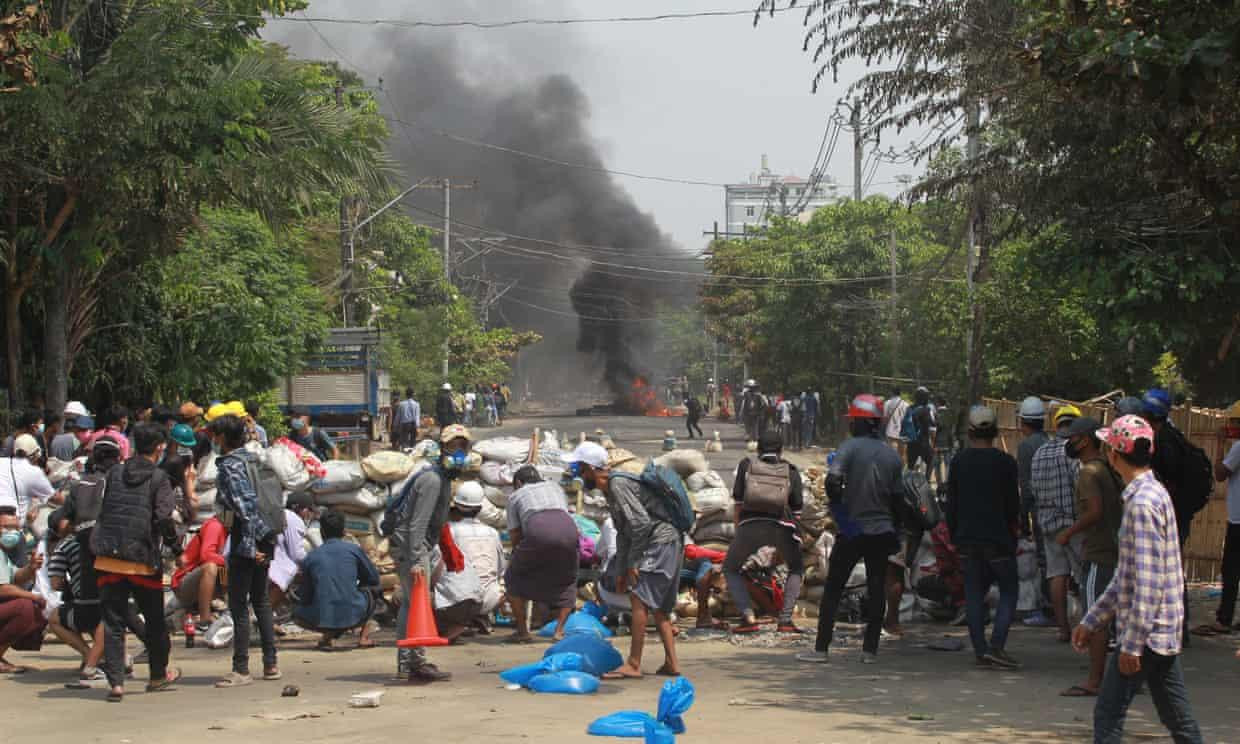 Quang cảnh Yangon ngày 28/3. Ảnh: Reuters