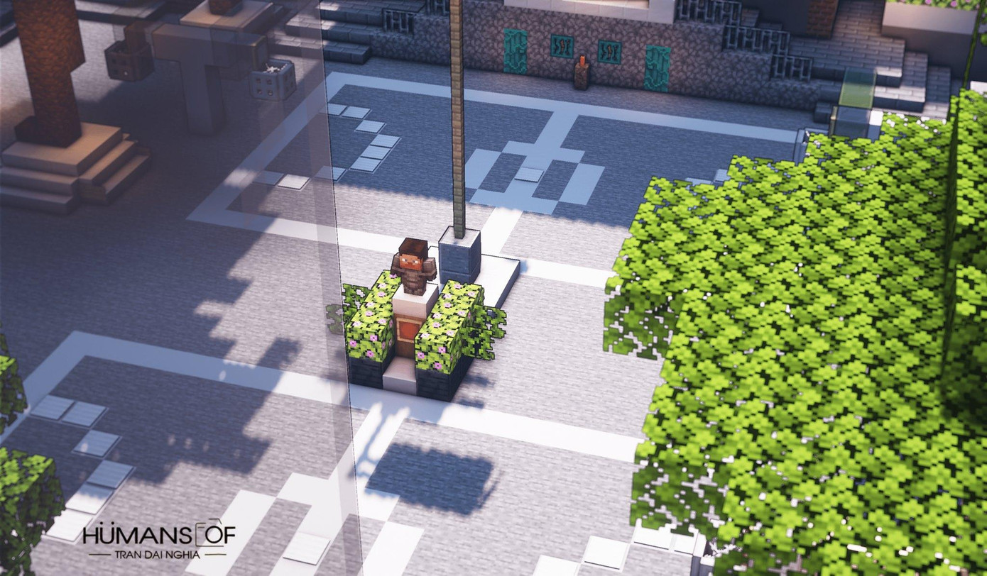 Góc sân thân thương - Ảnh: Humans of TĐN Góc sân thân thương - Ảnh: Humans of TĐN