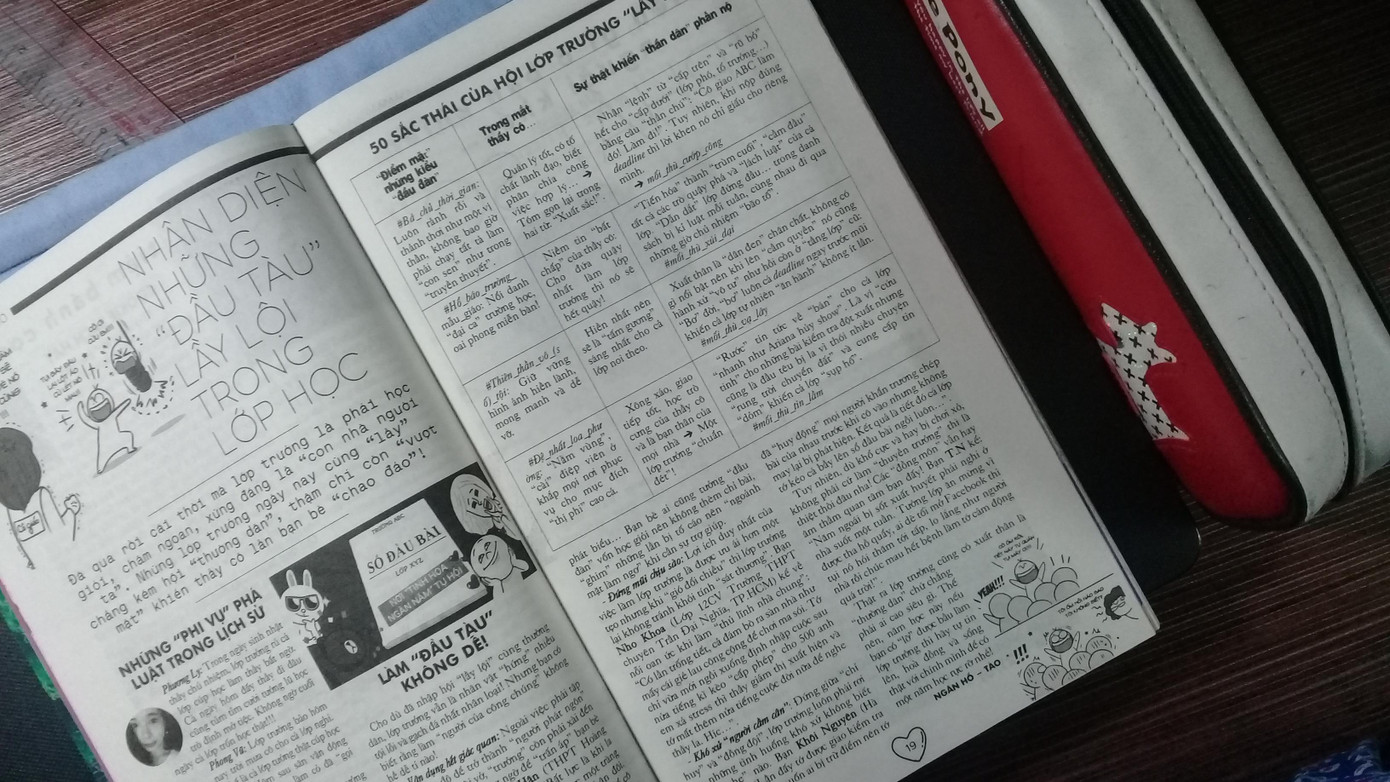 Bài viết đầu tiên của tớ được đăng trên Hoa Học Trò. Bài viết đầu tiên của tớ được đăng trên Hoa Học Trò.