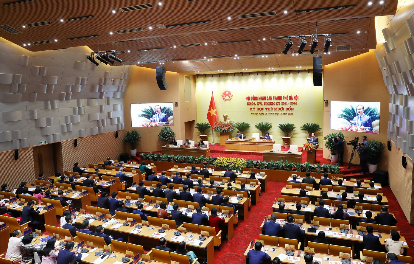 Quang cảnh kỳ họp thứ 14, HĐND TP. Hà Nội khóa XVI Quang cảnh kỳ họp thứ 14, HĐND TP. Hà Nội khóa XVI