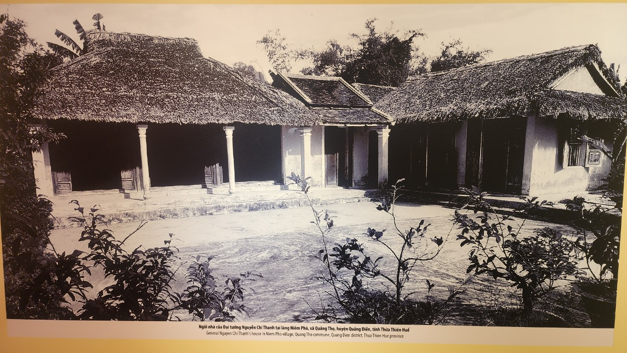 Ngôi nhà của Đại tướng Nguyễn Chí Thanh tại xã Quảng Thọ, huyện Quảng Điền, Thừa Thiên - Huế