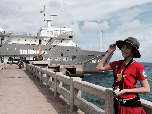 Nhật ký Trường Sa xúc động của Hoa khôi Nữ sinh Việt Nam ảnh 5