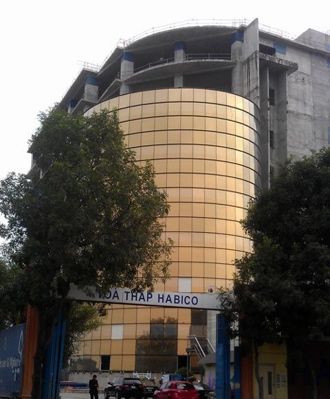 Habico Tower hiện mới chỉ thi công đến tầng 9. Ảnh: Vietnamnet. Habico Tower hiện mới chỉ thi công đến tầng 9. Ảnh: Vietnamnet