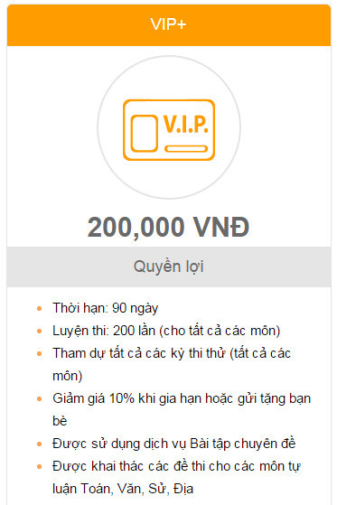 10.000 đồng/lần thi thử THPT Quốc gia trên smartphone ảnh 4