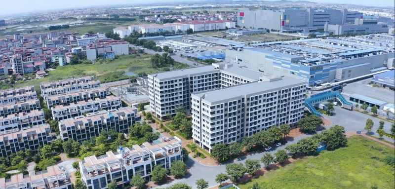 Khu Nhà ở xã hội dành cho công nhân Viglacera Yên Phong.