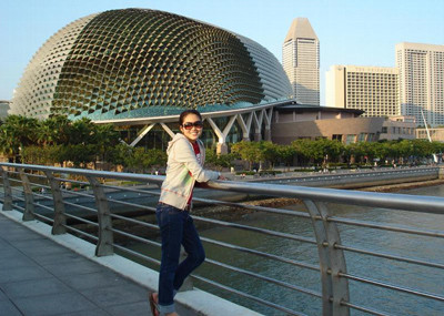 Tăng Thanh Hà ở Singapore