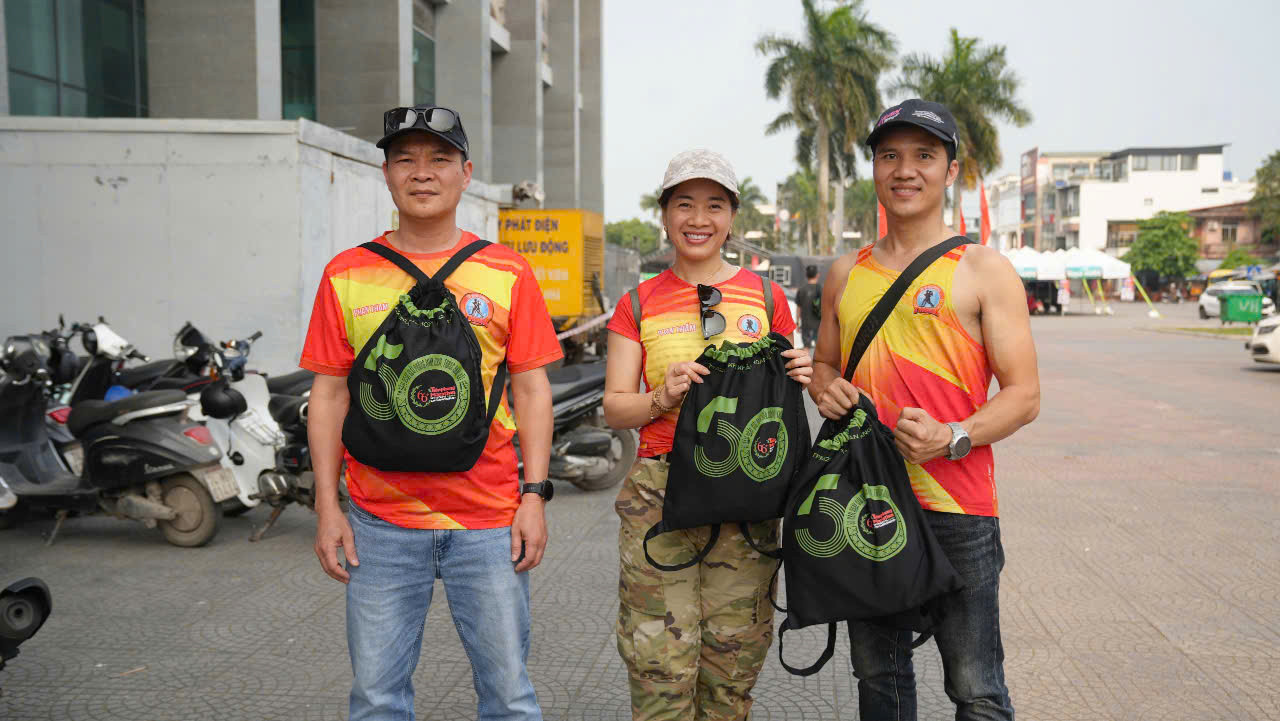 CLB Triệu Phong Runners (Quảng Trị) có 30 thành viên tham gia tranh tài tại Tiền Phong Marathon 2025.