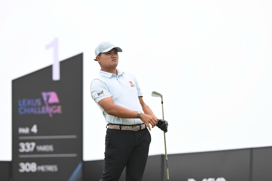 Nguyễn Nhất Long là VĐV Việt Nam có thành tích tốt nhất sau 2 vòng tại Lexus Challenge 2025. Ảnh: BTC
