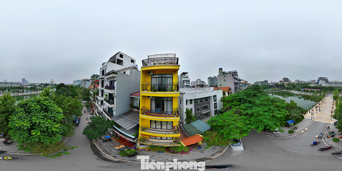 Toàn cảnh phố Trịnh Công Sơn và khu vực phụ cận nhìn từ góc máy flycam.