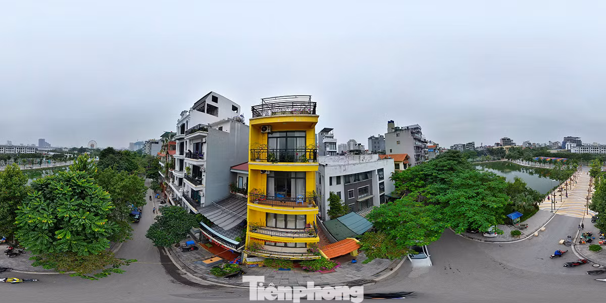 Toàn cảnh phố Trịnh Công Sơn và khu vực phụ cận nhìn từ góc máy flycam.