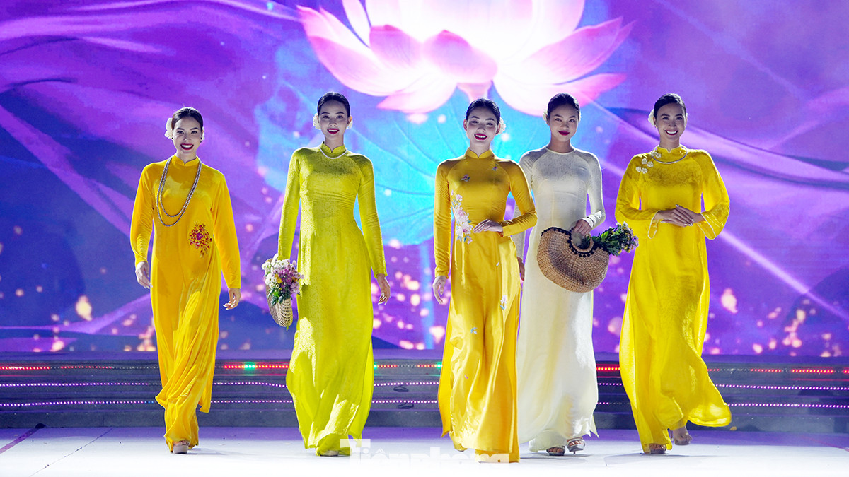 Tại lễ khai mạc, khán giả cũng được chiêm ngưỡng các bộ sưu tập áo dài của các nhà thiết kế đến từ khắp mọi miền Tổ quốc như Viết Bảo, Quang Hòa, Cao Minh Tiến, Ngọc Hân, Thanh Hải, Ỷ Vân Hiên, Dũng Nguyễn, Hoàng Ly, Vũ Thảo Giang và nhiều thương hiệu áo dài.