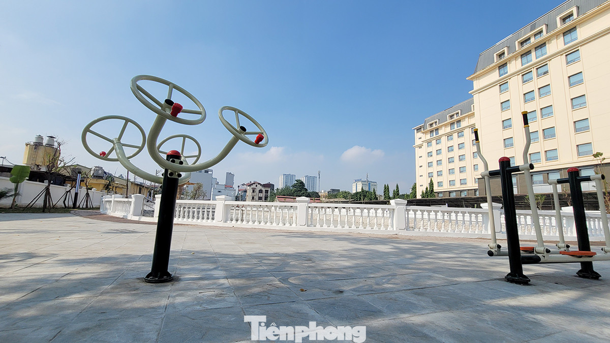 Công trình hoàn thành được khớp nối với hạ tầng xung quanh là các tuyến đường, hồ nước lân cận, vườn hoa hiện trạng, đã đáp ứng nhu cầu bức thiết của nhân dân về điều hòa nước trong khu vực cũng như hệ thống thoát nước chung của quận Long Biên.