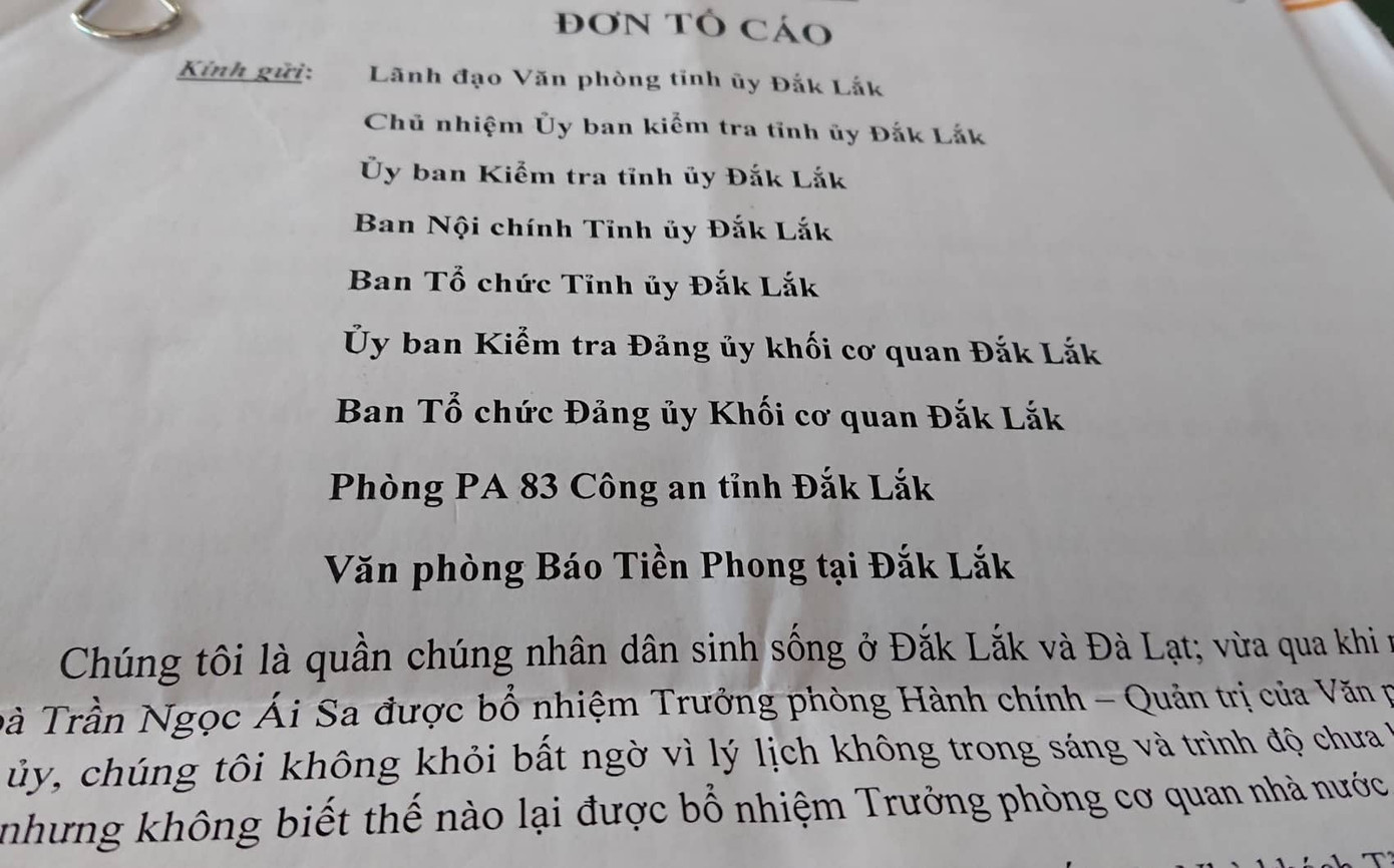 Bản tường trình của nữ Trưởng phòng mượn tên để thăng tiến ảnh 7