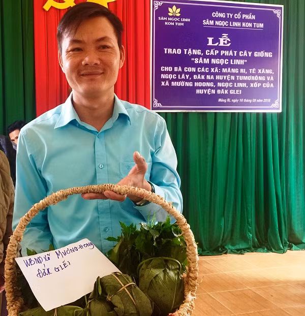 Trao tặng 46.500 cây sâm Ngọc Linh giống tại vùng cao Kon Tum ảnh 1