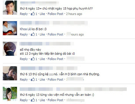 Thứ 6 ngày 13 đang là chủ đề bình luận rôm rả nhất trên mạng ngày hôm nay