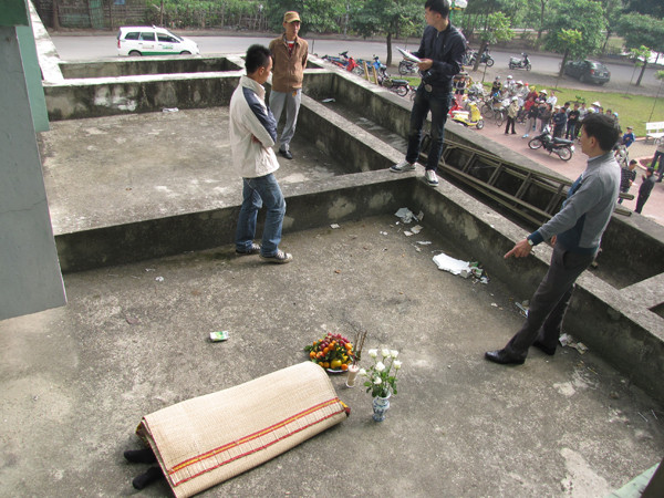 Vụ tai nạn thương tâm xảy ra khoảng 7h30 sáng nay. Ảnh: Tuấn Nguyễn