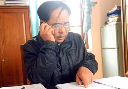  Ông Đinh Thúc Chiến trao đổi với PV Kiến thức