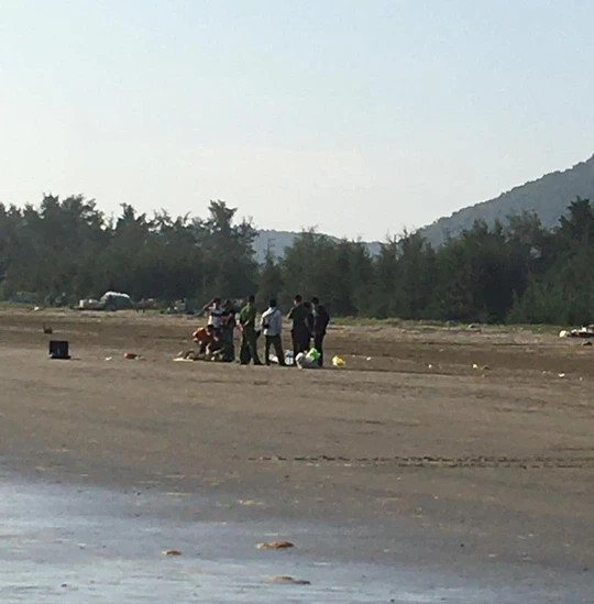 Khu vực người dân phát hiện thi thể nam giới (Ảnh Nghi Xuân)