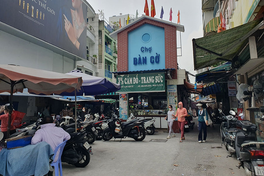 Khu vực Bàn Cờ là nơi duy nhất ở TP.HCM được quy hoạch kiểu ô bàn cờ. Ảnh: K.CƯỜNG