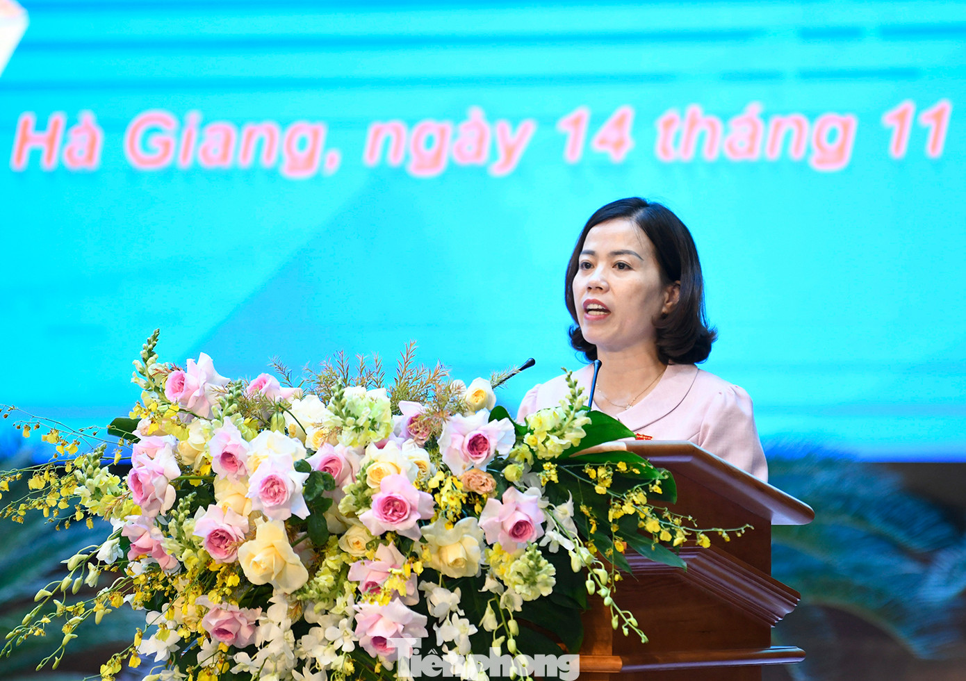 Phó Trưởng Đoàn chuyên trách Đoàn ĐBQH tỉnh Hà Giang Lý Thị Lan.