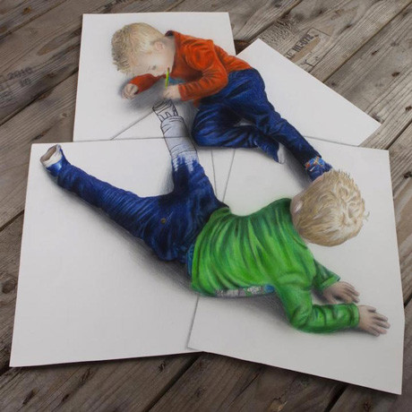 Trai 8X làm tác phẩm 3D siêu thực ảnh 10