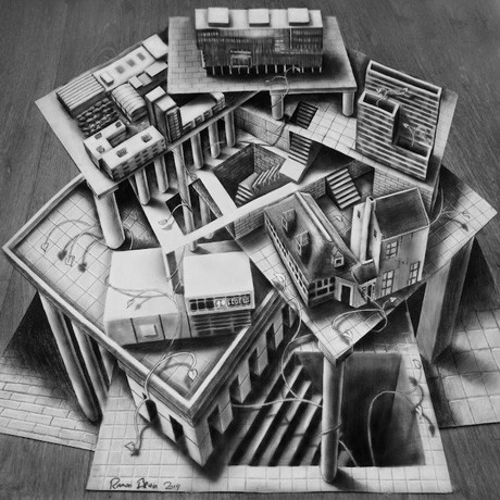 Trai 8X làm tác phẩm 3D siêu thực ảnh 6