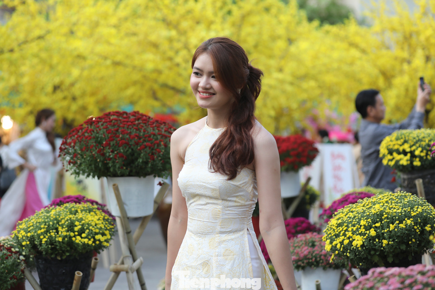 Lễ hội Tết Việt vẫn trung thành với những giá trị cốt lõi của Tết cổ truyền Việt Nam qua hình ảnh quen thuộc: phố Ông đồ, vườn mai, đường mai, các làng nghề truyền thống...