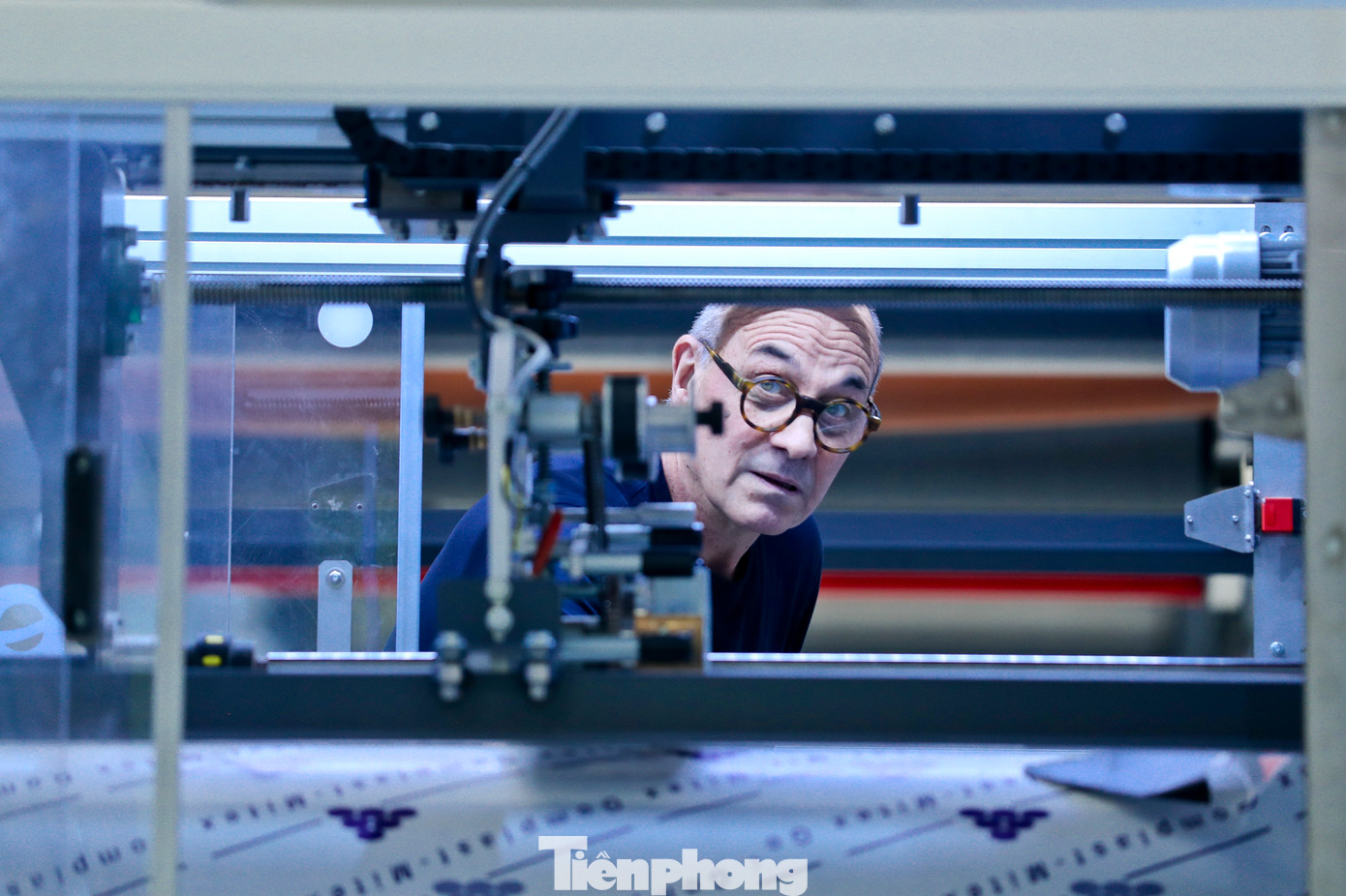 Đại diện Công ty cổ phần Tập đoàn Thái Tuấn chia sẻ công ty nỗ lực khai thác tối đa hiệu quả nhà máy đã đầu tư, góp phần cho tăng trưởng kinh tế tỉnh Long An.