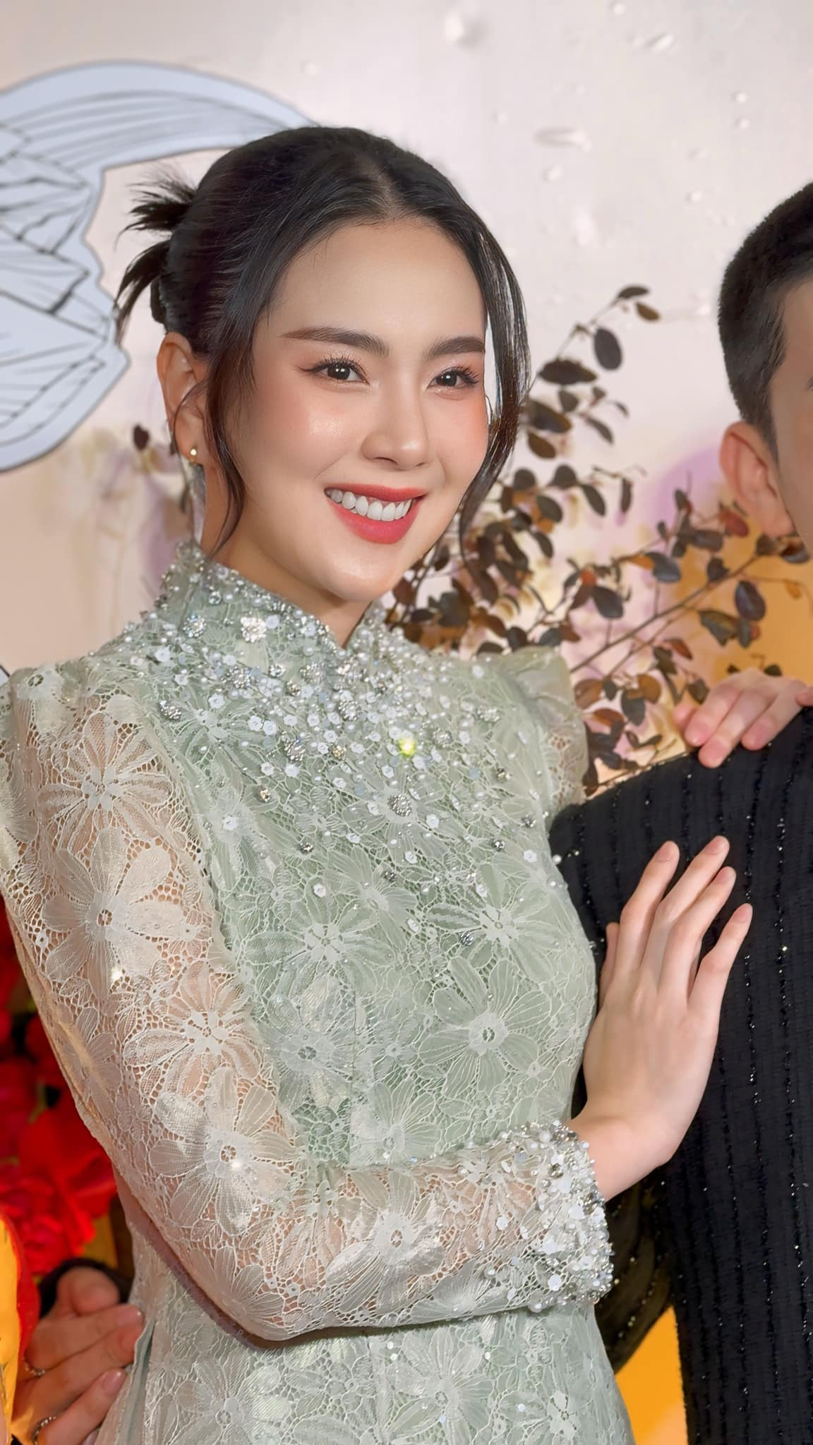 Mai Ngọc xuất hiện tại sự kiện ở TPHCM tối 4/4. Ảnh: Hà Duy, Phạm Thành Trung.