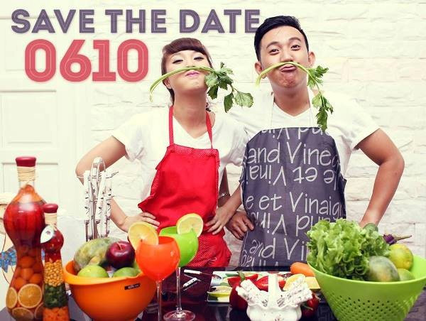 Hai vợ chồng hóa thân thành những siêu đầu bếp. Việt kể khi thực hiện cảnh chụp này ê-kíp đã gặp vấn đề nho nhỏ là nhà chẳng còn đủ thức ăn phải chạy ra chợ mua tất cả sau đó mới quay về chụp, mệt nhưng mà vui