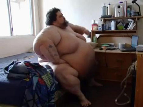 Anh Ricky Naputi, người đàn ông béo nhất thế giời, đã qua đời vào tháng 11-2012. Ảnh: TLC