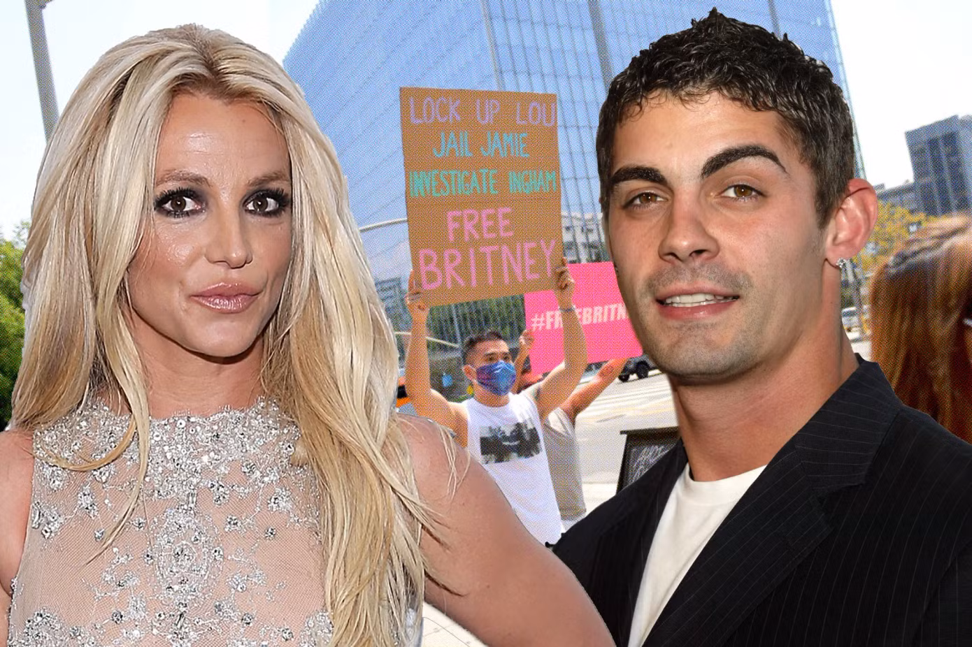 Chồng cũ đột nhập vào tư dinh của Britney Spears để phá hoại đám cưới của cô với chồng mới. - Ảnh: PageSix