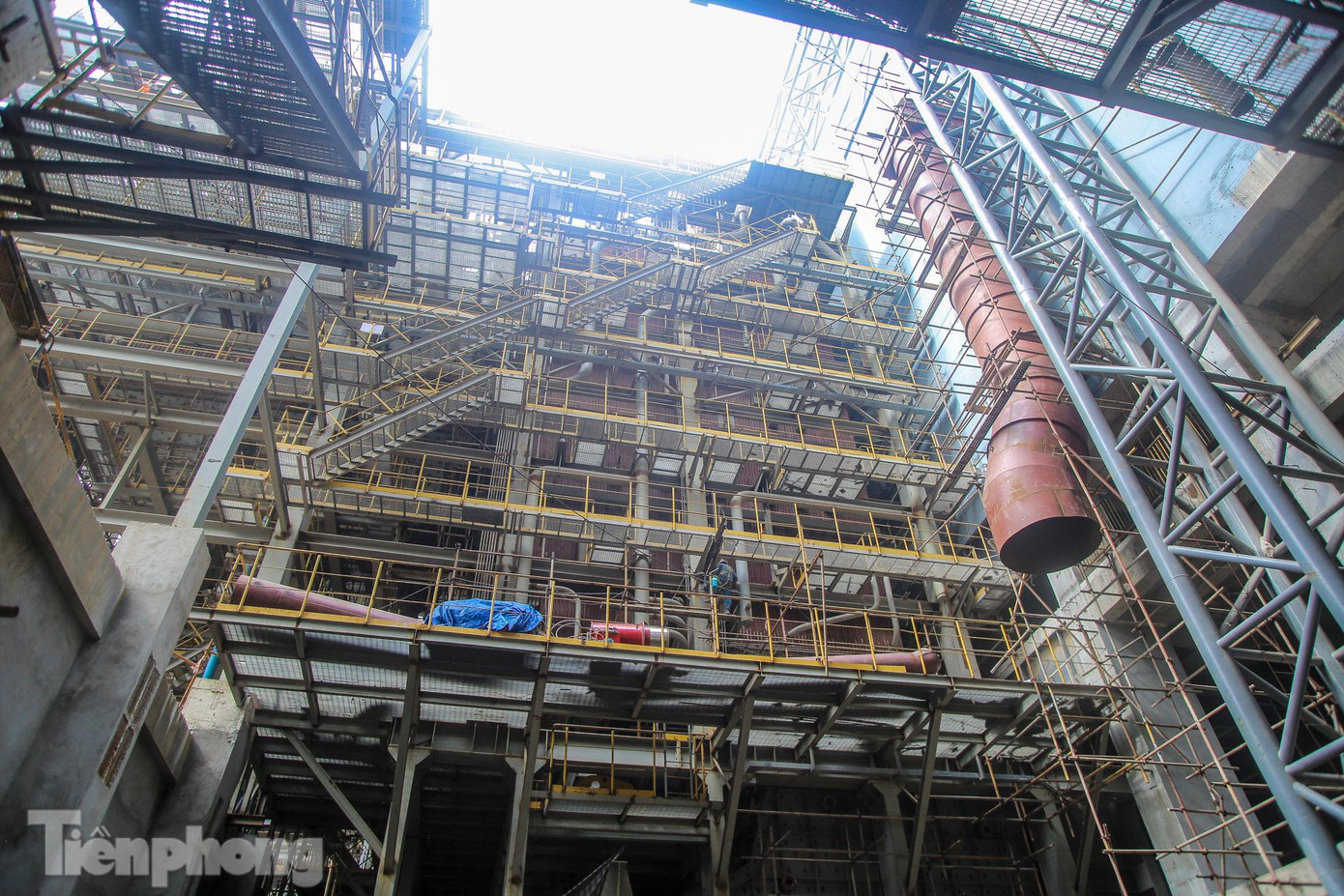 Hệ thống lò đốt rác.