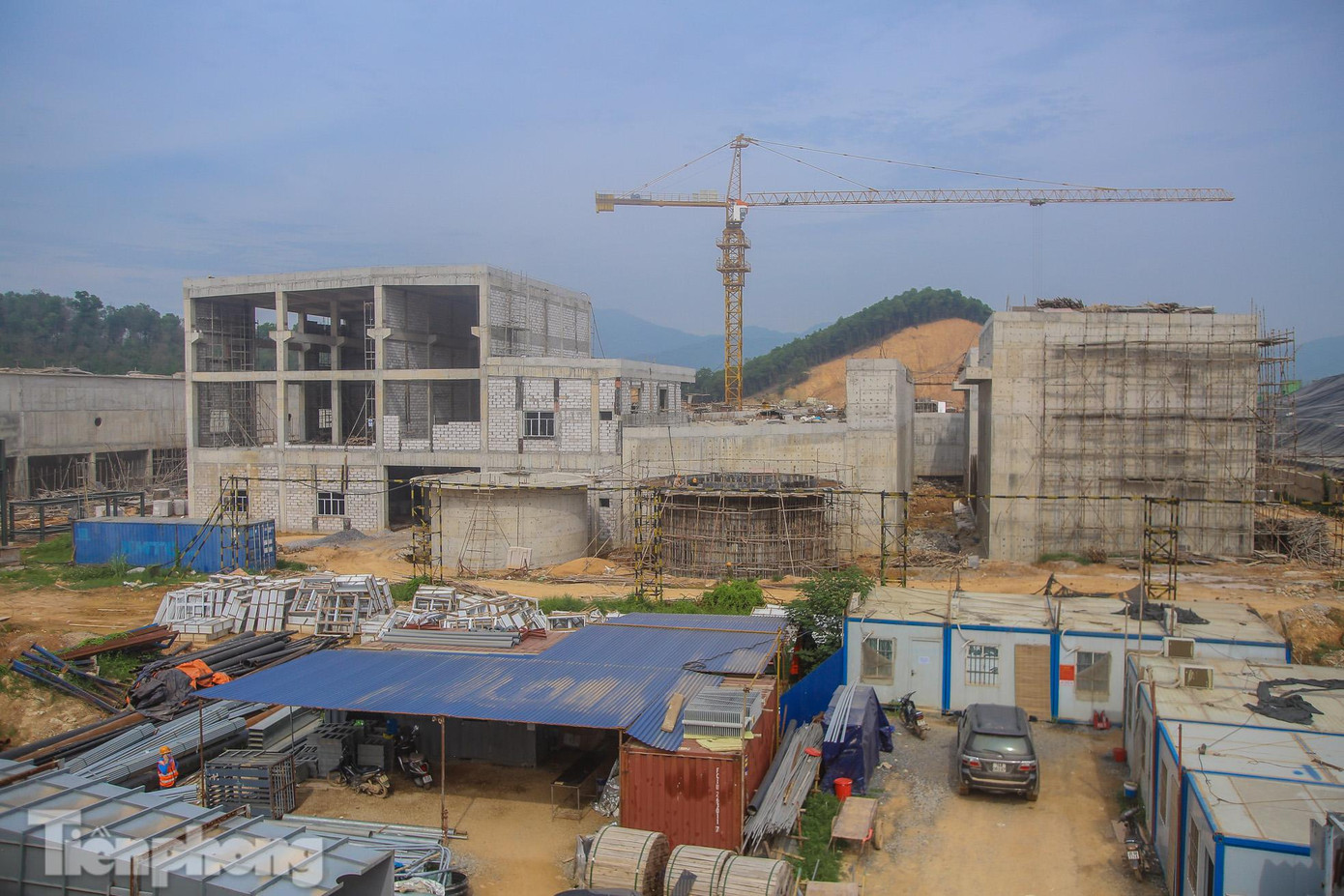 Khu vực xử lý nước rỉ rác.