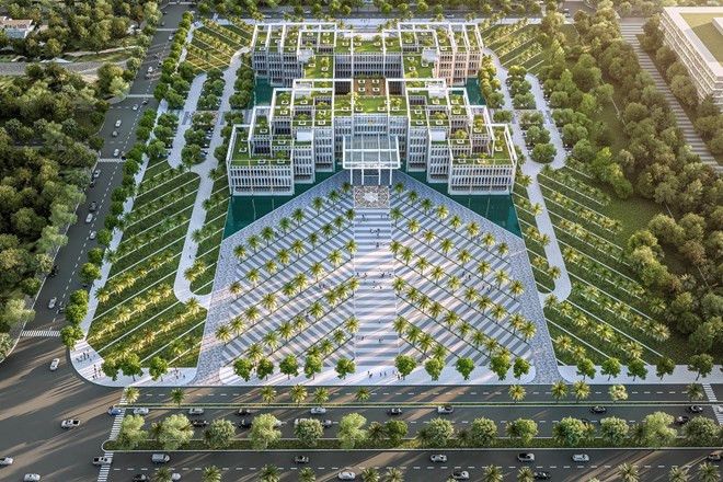 Phối cảnh Trung tâm hành chính TP.Vũng Tàu. Phối cảnh Trung tâm hành chính TP.Vũng Tàu.