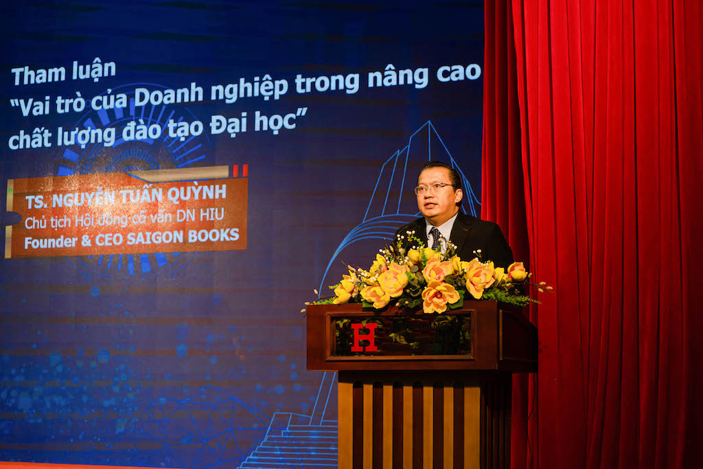 Nhiều bài tham luận giá trị với chủ đề đa dạng, liên quan đến các vấn đề kinh tế, xã hội được chia sẻ đến với sinh viên HIU.