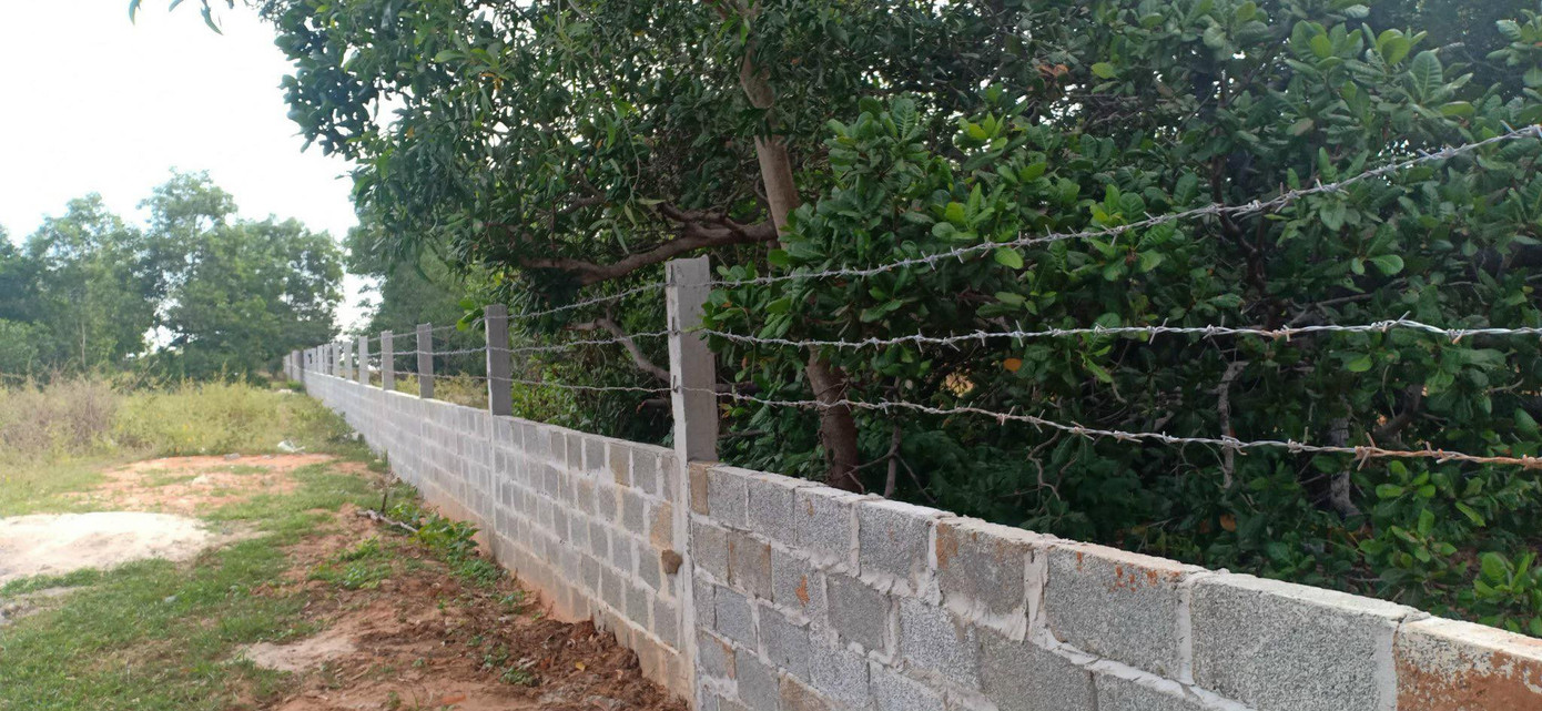 Thảo "lụi" cho người xây tường rào để bao chiếm đất. Thảo "lụi" cho người xây tường rào để bao chiếm đất.