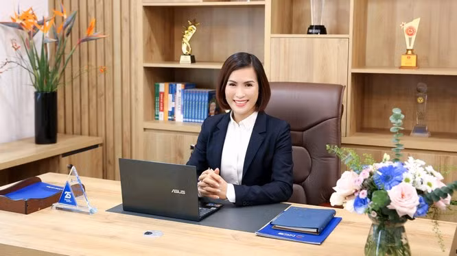 Bà Bùi Thị Thanh Hương - Chủ tịch Hội đồng quản trị Ngân hàng NCB.