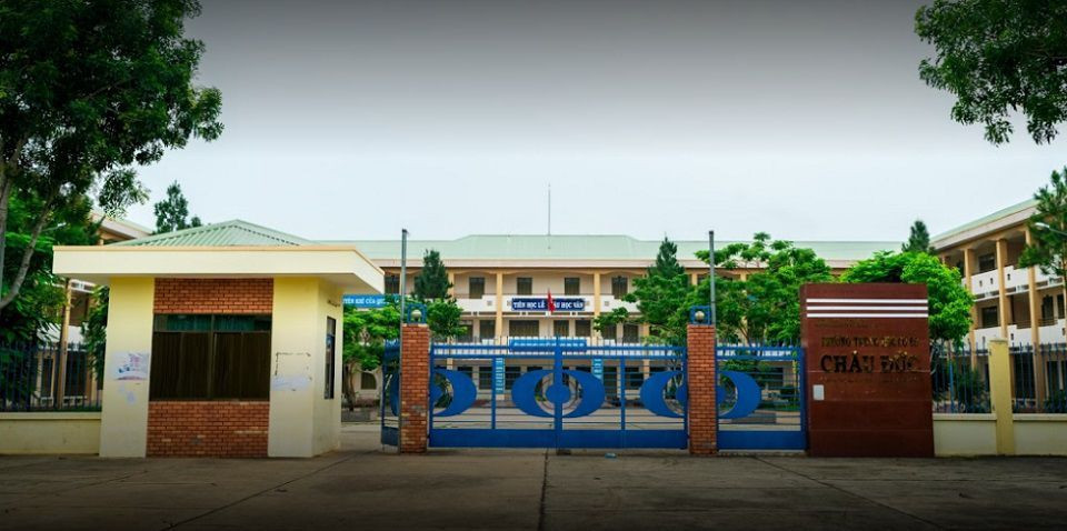 Trường THCS Châu Đức, tỉnh Bà Rịa-Vũng Tàu - nơi xảy ra sự việc.