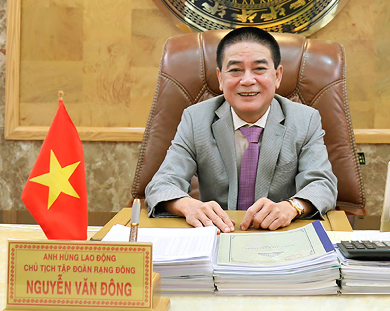 Ông Nguyễn Văn Đông - Chủ tịch Hội đồng quản trị Công ty CP Rạng Đông, tỉnh Bình Thuận.