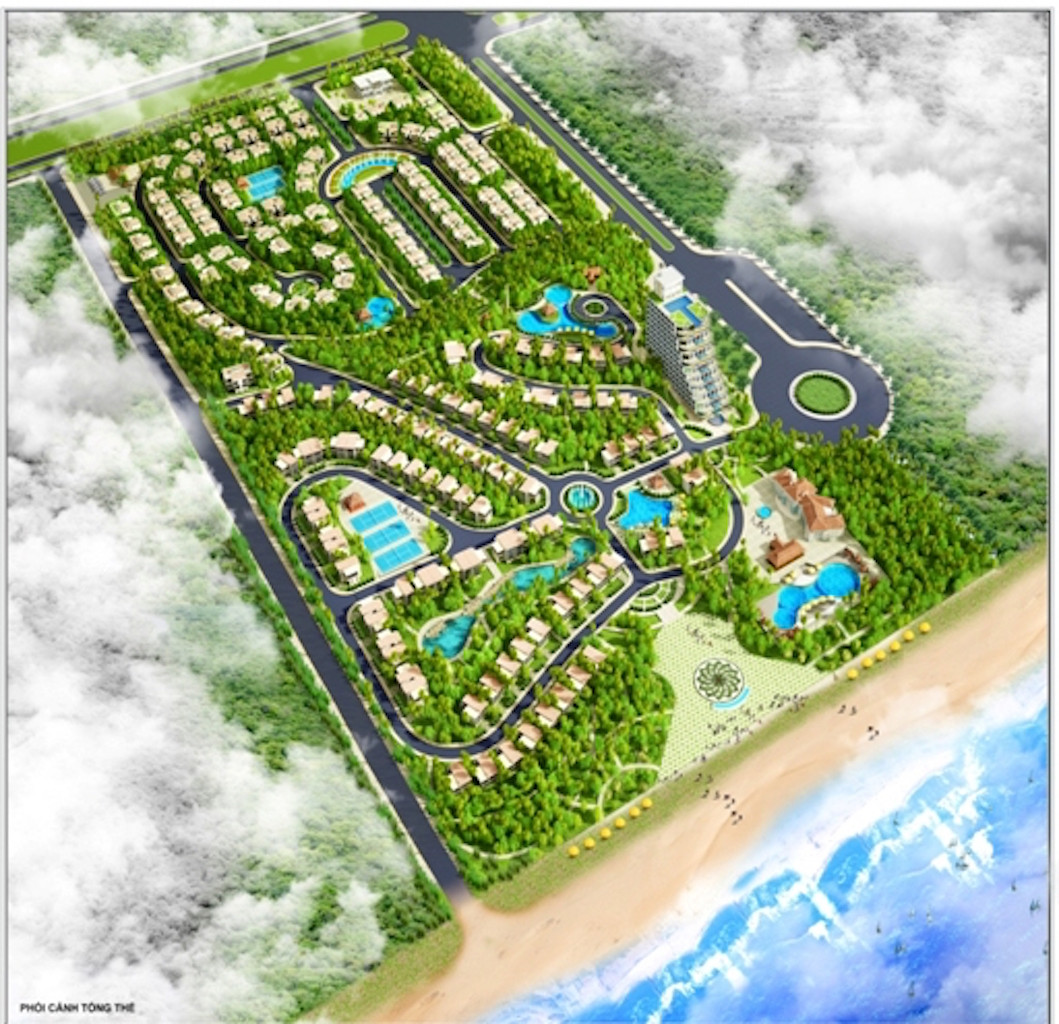 Bản phối cảnh tổng thể dự án Cam Ranh Bay Cottages.