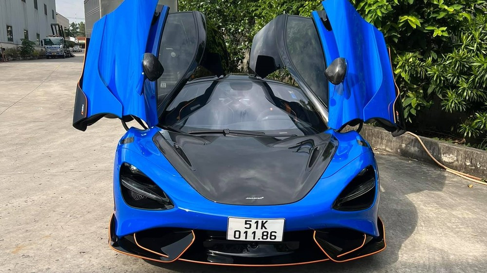 Chiếc siêu xe McLaren 765LT vừa bị VietinBank và VietinBank AMC thu giữ.