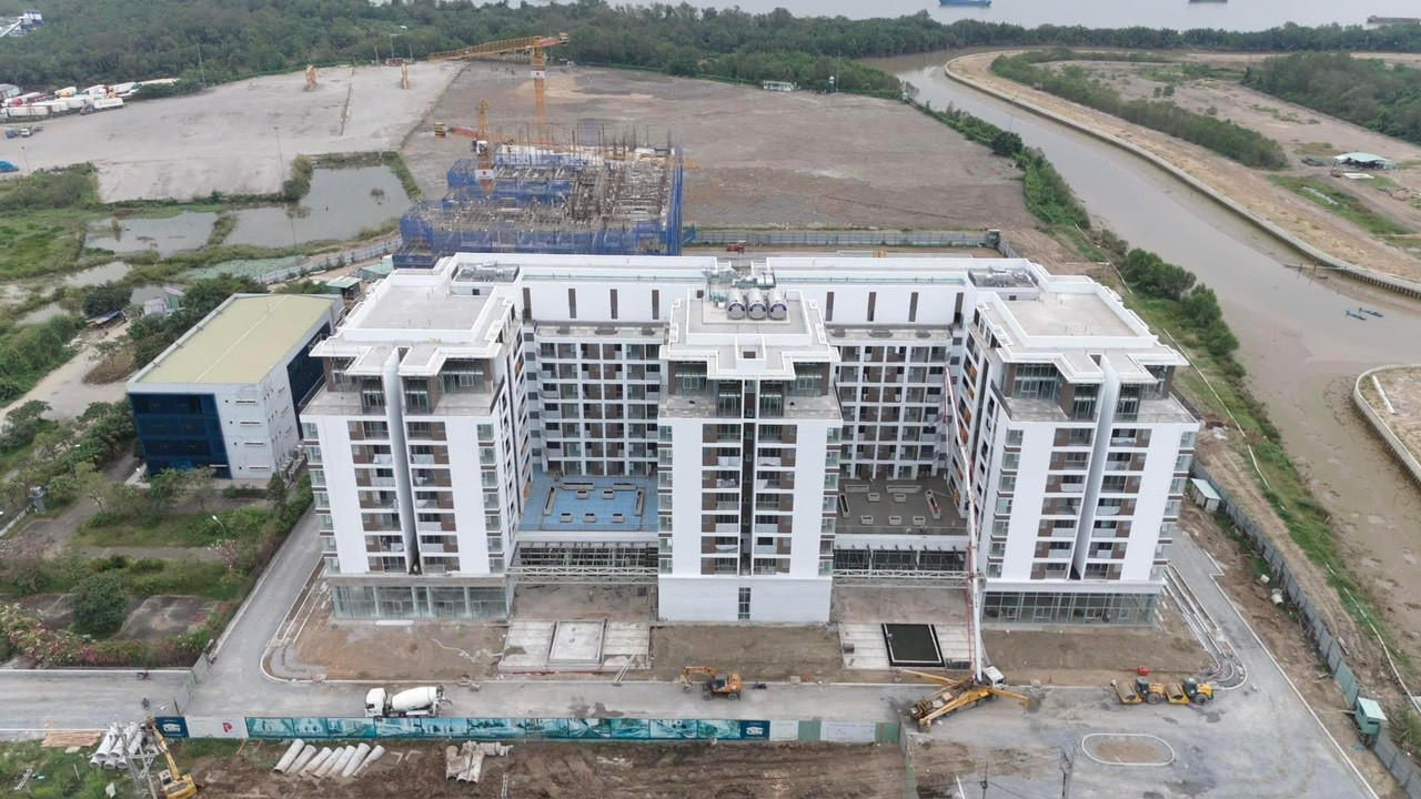 Một dự án nhà ở xã hội xây cho công nhân thuê đang triển khai ở TP.Thủ Đức, TPHCM.