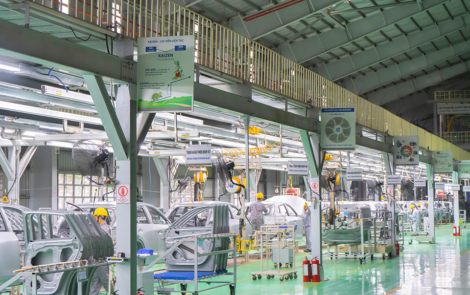 Nhà máy Thaco Auto ở Quảng Nam.