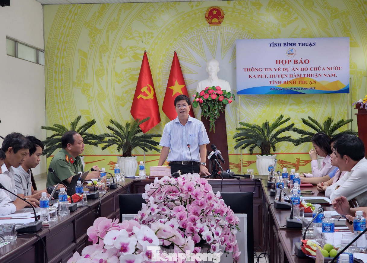 Phó chủ tịch UBND tỉnh Bình Thuận Nguyễn Hồng Hải khẳng định, dự án hồ thuỷ lợi Ka Pét hiệu quả mang lại rất lớn.