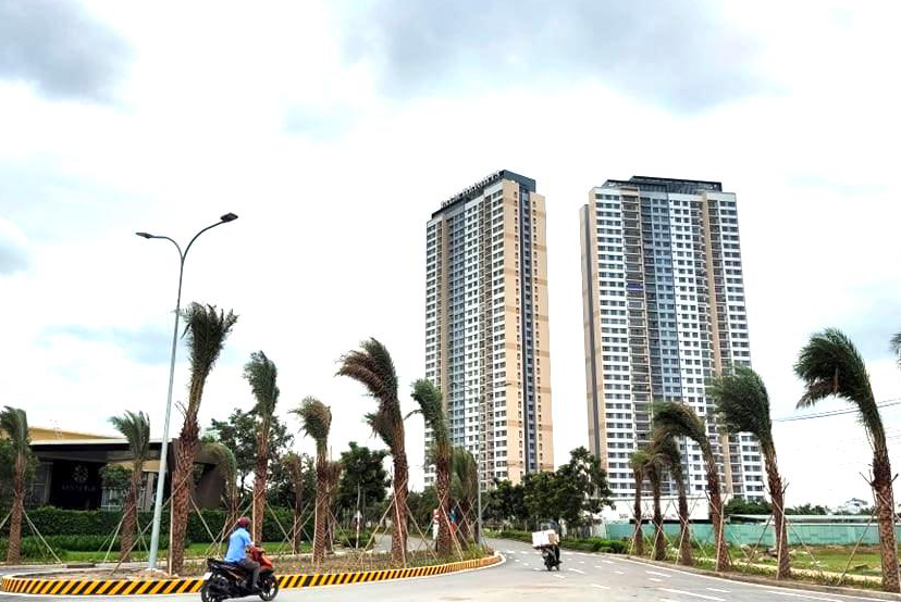 Chung cư Palm Heights - Palm City, nơi xảy ra vụ ngộ độc khiến nhiều trẻ em nhập viện. Chung cư Palm Heights - Palm City, nơi xảy ra vụ ngộ độc khiến nhiều trẻ em nhập viện.